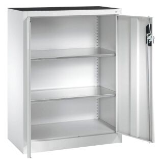 CP Stahlschrank 8520-000 S10093 lichtgrau 2 Fachböden 93,0 x 40,0 x 120,0 cm, aufgebaut, 1 St.
