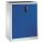 CP Stahlschrank 8521-000 S10139 lichtgrau, enzianblau 2 Fachböden 93,0 x 50,0 x 120,0 cm, aufgebaut, 1 St.