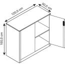 CP Stahlschrank 8831-000 S10206 lichtgrau 1 Fachboden...