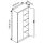 CP Stahlschrank 08920-00 S10094 lichtgrau 4 Fachböden 93,0 x 40,0 x 195,0 cm, aufgebaut, 1 St.