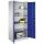 CP Stahlschrank 08921-00 S10109 lichtgrau, enzianblau 4 Fachböden 93,0 x 50,0 x 195,0 cm, aufgebaut, 1 St.