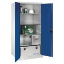 CP Stahlschrank 8924-00 S10167 lichtgrau, enzianblau 4...