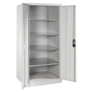 CP Stahlschrank 8924-00 S10164 lichtgrau 4 Fachböden 93,0 x 80,0 x 195,0 cm, aufgebaut, 1 St.