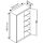 CP Stahlschrank 08931-00 S10009 lichtgrau, enzianblau 4 Fachböden 120,0 x 50,0 x 195,0 cm, aufgebaut, 1 St.