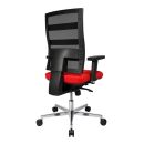 Topstar Bürostuhl Sitness X-Pander Plus, SI959WGT310 Stoff rot, Gestell alu