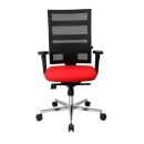 Topstar Bürostuhl Sitness X-Pander Plus, SI959WGT310 Stoff rot, Gestell alu