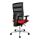 Topstar Bürostuhl Sitness X-Pander Plus, SI959WGT310 Stoff rot, Gestell alu