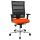 Topstar Bürostuhl Sitness X-Pander Plus, SI959WGT340 Stoff orange, Gestell alu