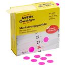 AVERY Zweckform Klebepunkte 3850 magenta Ø 10,0...