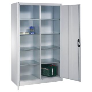 CP Stahlschrank 8931-311 S10121 lichtgrau 4 Fachböden 120,0 x 50,0 x 195,0 cm, aufgebaut, 1 St.