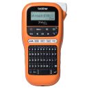 brother P-touch E110 Beschriftungsgerät schwarz, orange