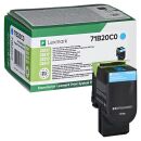 Lexmark 71B20C0  cyan Toner