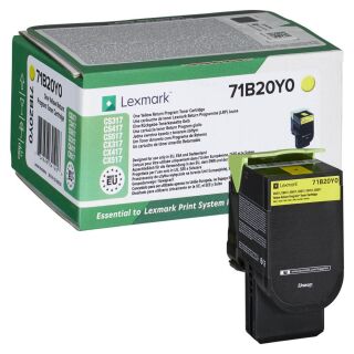 Lexmark 71B20Y0  gelb Toner