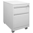 SZ Metall Rollcontainer lichtgrau 2 Auszüge 46,0 x...