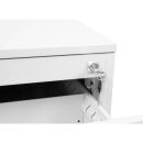 SZ Metall Rollcontainer lichtgrau 2 Auszüge 46,0 x 60,0 x 60,0 cm