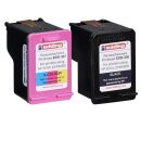 edding EDD-440 schwarz, color Druckerpatronen kompatibel zu HP 301XL (CH563EE/CH564EE), 2er-Set