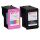 edding EDD-440 schwarz, color Druckerpatronen kompatibel zu HP 301XL (CH563EE/CH564EE), 2er-Set