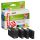 edding EDD-427 schwarz, cyan, magenta, gelb Druckerpatronen kompatibel zu HP 950XL + 951XL (C2P43AE), 4er-Set