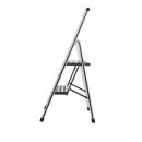 WENKO Klapptritt silber 2 Stufen, H: 94,0 cm