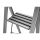 WENKO Klapptritt silber 3 Stufen, H: 119,0 cm