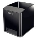 LEITZ Stiftehalter Duo Colour schwarz/grau Polystyrol 2...