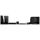 LEITZ Stiftehalter Duo Colour schwarz/grau Polystyrol 2 Fächer 9,0 x 10,1 x 10,0 cm
