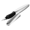 Pelikan Twist® Patronenfüller silber M (mittel),...