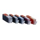 edding EDD-502 schwarz, cyan, magenta, gelb Druckerpatronen kompatibel zu Canon PGI-550 XL BK, CLI-551 XL BK/C/M/Y, 5er-Set