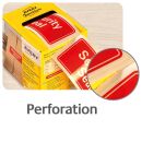 AVERY Zweckform Sicherheitssiegel 7311 rot »Security Seal« 38,0 x 20,0 mm, 200 Etiketten