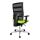 Topstar Bürostuhl Sitness X-Pander Plus, SI959WGT350 Stoff grün, Gestell alu