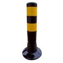 Flexipfosten schwarz, Ø 80 mm, 750 mm hoch