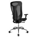 Topstar Bürostuhl Sitness Net Pro 100, NN39T T20 Stoff schwarz, Gestell alu