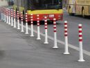 Flexipfosten weiß, Ø 80 mm, 450 mm hoch
