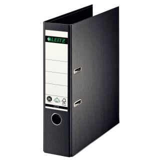 LEITZ 1007 Ordner schwarz Karton 8,0 cm DIN A4, 1 St.