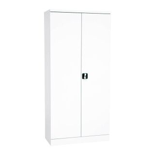 Gürkan Stahlschrank 109705 weiß 4 Fachböden 92,0 x 42,0 x 195,0 cm, aufgebaut, 1 St.