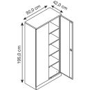 Gürkan Stahlschrank 109705 weiß 4...