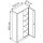 Gürkan Stahlschrank 109705 weiß 4 Fachböden 92,0 x 42,0 x 195,0 cm, aufgebaut, 1 St.