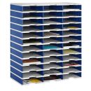 styro Sortierstation Styrodoc grau/blau mit 36 Fächern