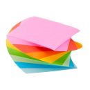 folia Regenbogen Notizzettel geleimt farbsortiert 5,5 x...