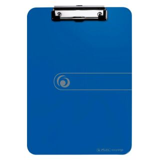 herlitz Klemmbrett easy orga 100436086 DIN A4 opak blau Kunststoff, 1 St.