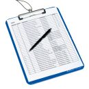 herlitz Klemmbrett easy orga 100436086 DIN A4 opak blau...