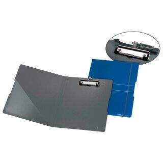 herlitz Klemmbrettmappe easy orga 300000720 DIN A4 blau Kunststoff, 1 St.