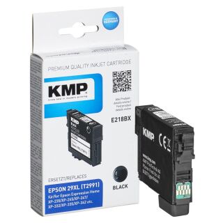 KMP E218BX schwarz Druckerpatrone kompatibel zu EPSON T2991XL