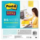 Post-it® Super Sticky Big Notes Jumbo-Haftnotizen...