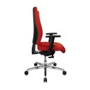 Topstar Bürostuhl Sitness 70, PS79BH W51 Stoff rot, Gestell alu