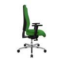 Topstar Bürostuhl Sitness 70, PS79BH W55 Stoff grün, Gestell alu