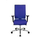 Topstar Bürostuhl Sitness 70, PS79BH W56 Stoff blau, Gestell alu