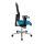 Topstar Bürostuhl Sitness 60, PS69BH W58 Stoff blau, Gestell alu