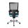 Topstar Bürostuhl Sitness 60, PS69BH W58 Stoff blau, Gestell alu
