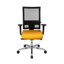 Topstar Bürostuhl Sitness 60, PS69BH W59 Stoff gelb, Gestell alu